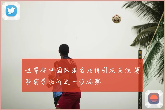 世界杯中国队排名几何引发关注 赛事前景仍待进一步观察